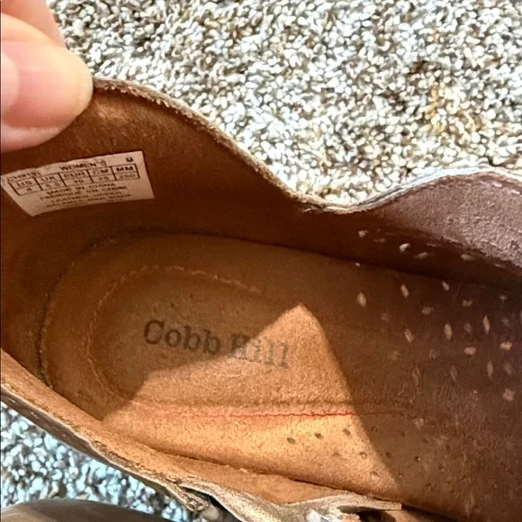 Cobb Hill by New Balance Beige Perforated Clogs - Picture 2 of 7